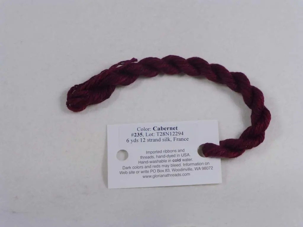 Gloriana Silk Floss 235 Cabernet 1