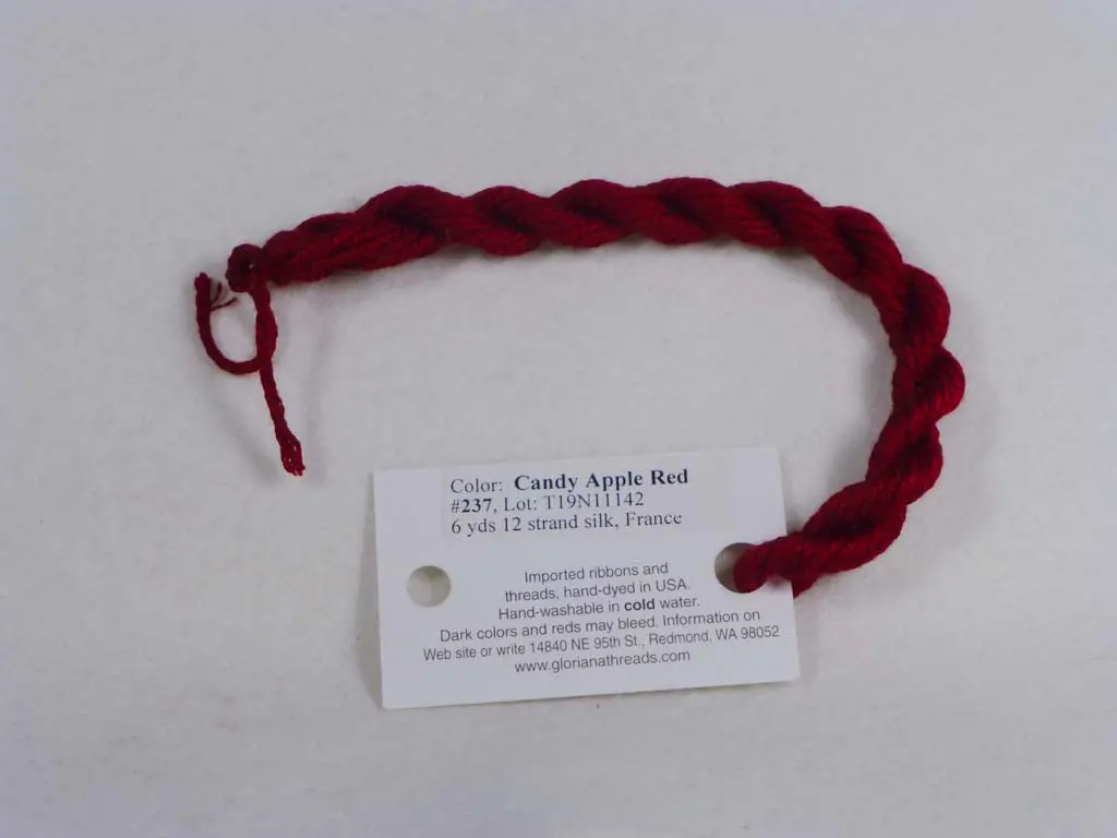 Gloriana Silk Floss 237 Candy Apple Red 1