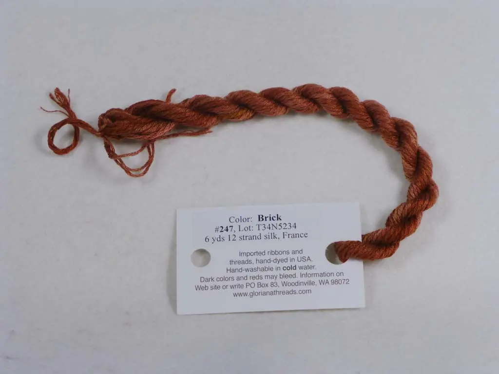 Gloriana Silk Floss 247 Brick 1