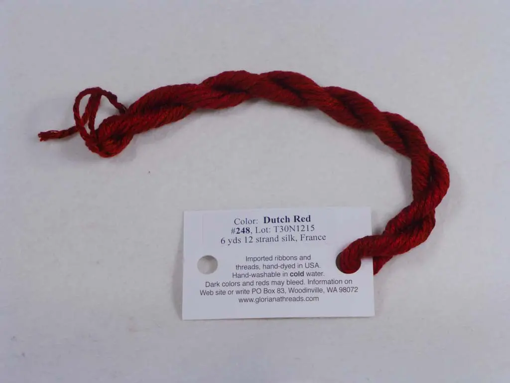 Gloriana Silk Floss 248 Dutch Red 1