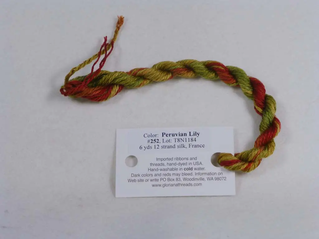 Gloriana Silk Floss 252 Peruvian Lily 1