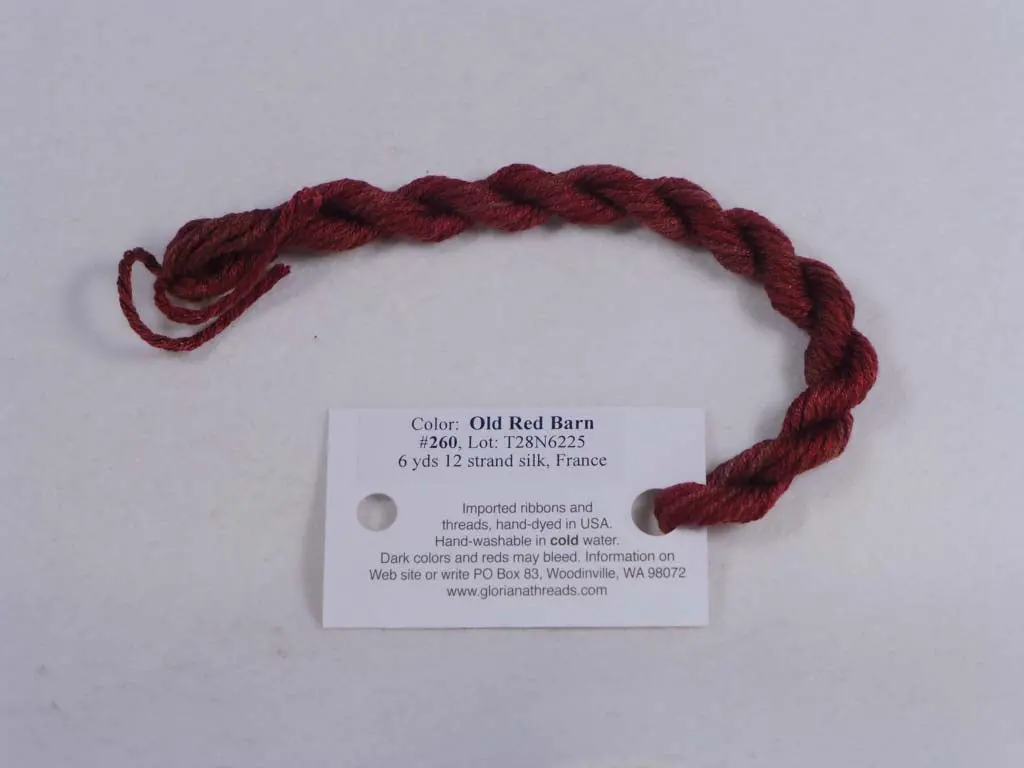 Gloriana Silk Floss 260 Old Red Barn 1