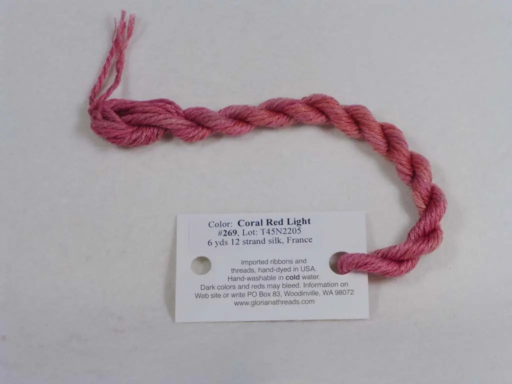 Gloriana Silk Floss 269 Light Coral Red 1