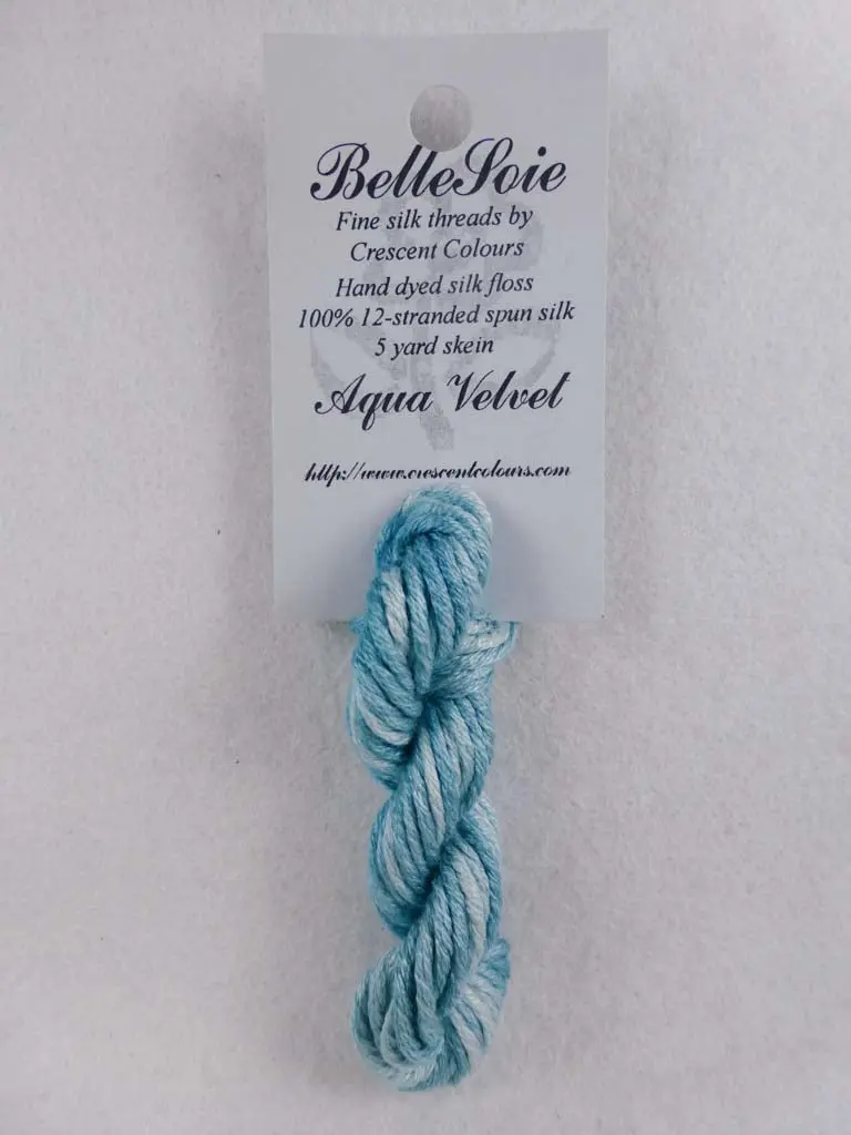 Belle Soie 117 Aqua Velvet 1