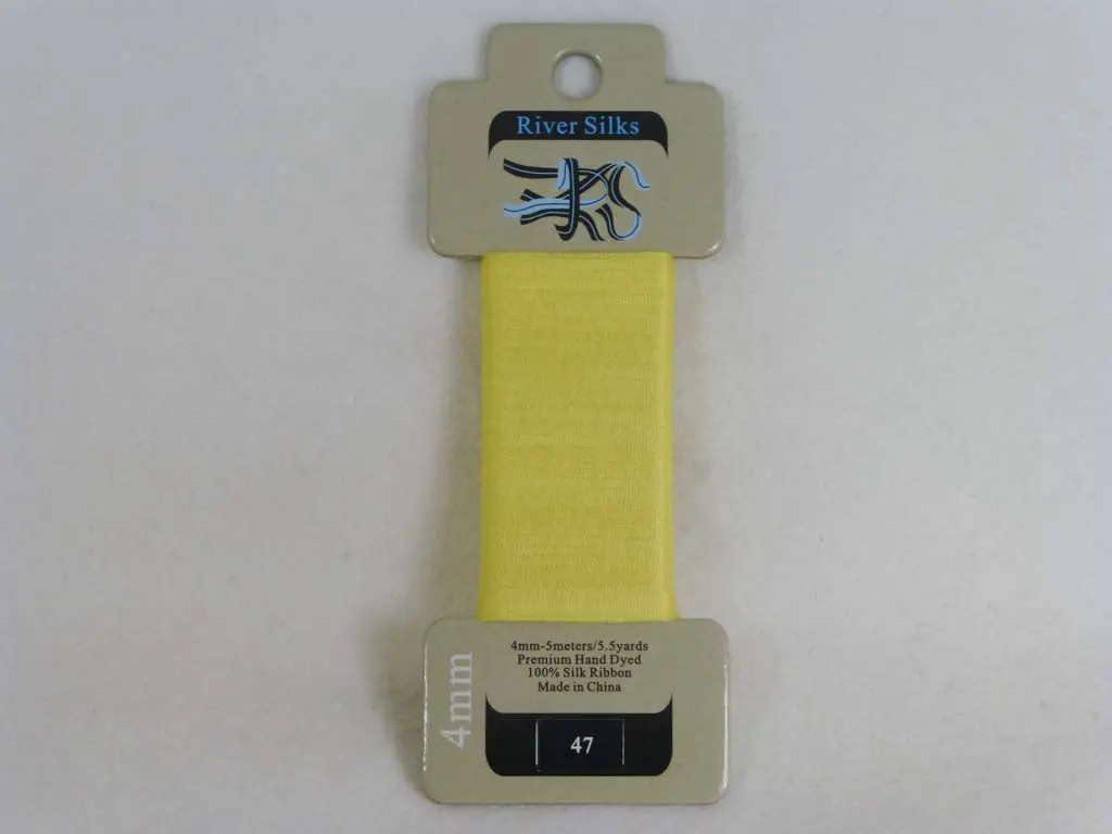 River Silks 447 Yellow Cream 1