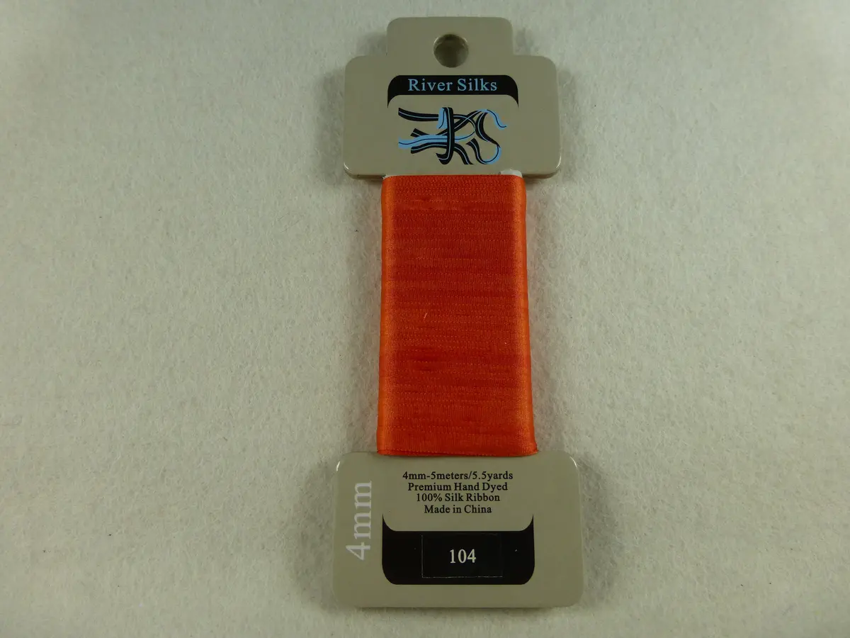 River Silks 4104 O/D Persimmon 1