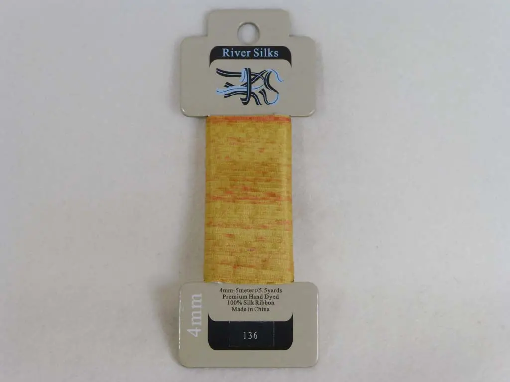 River Silks 4136 O/D Yolk Yellow 1