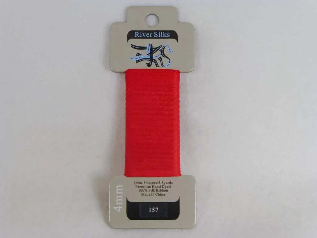 River Silks 4157 Flame Scarlet 1