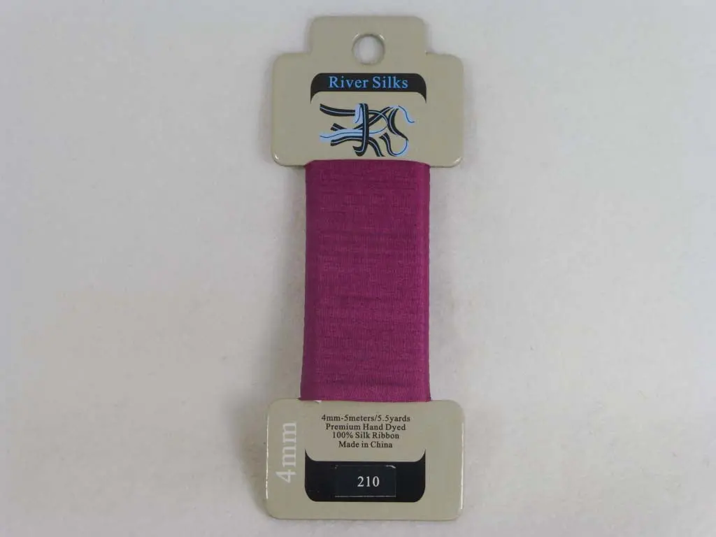 River Silks 4210 Red Plum 1