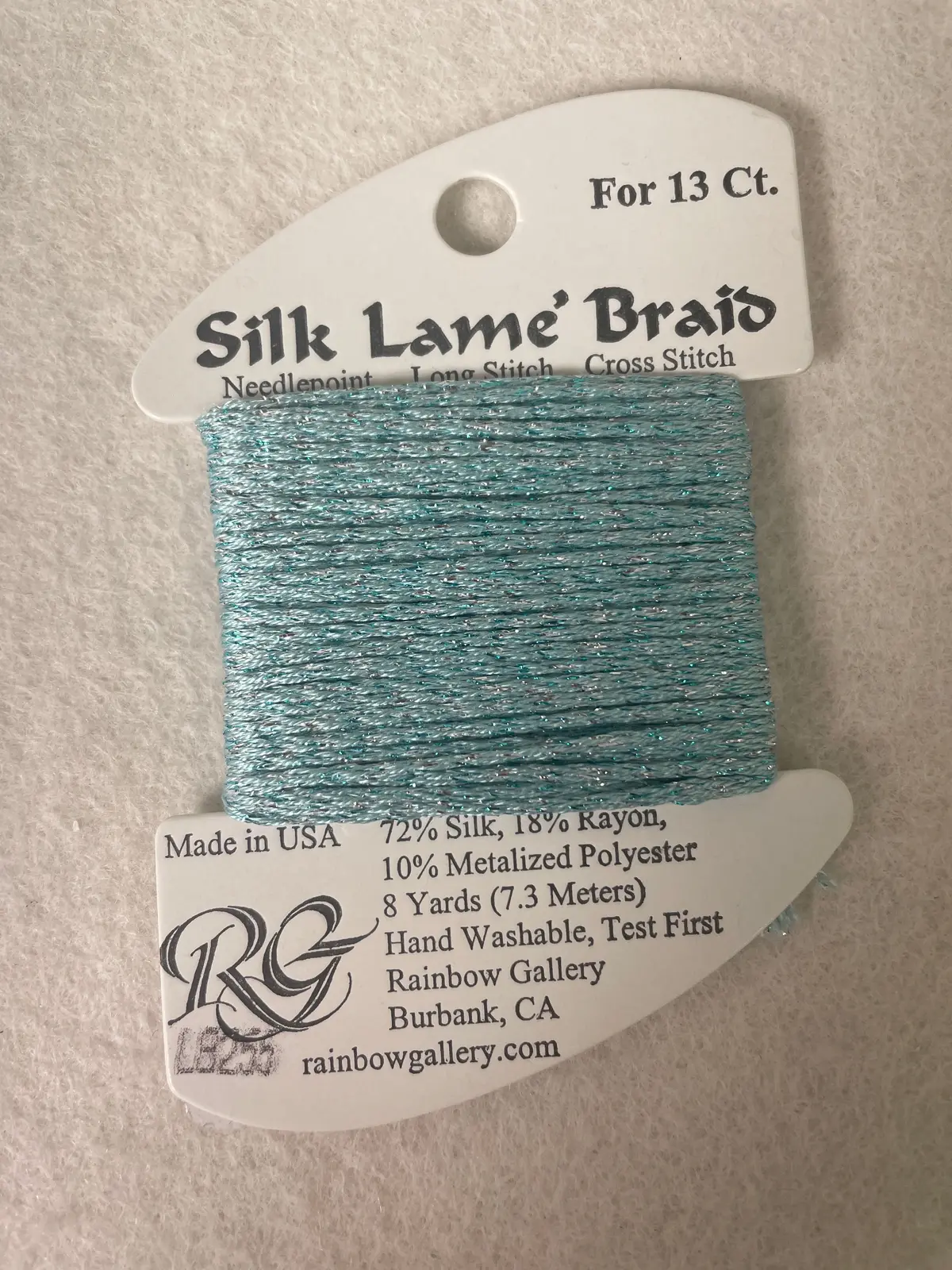 Silk Lame Braid Lb255 Seaglass 1