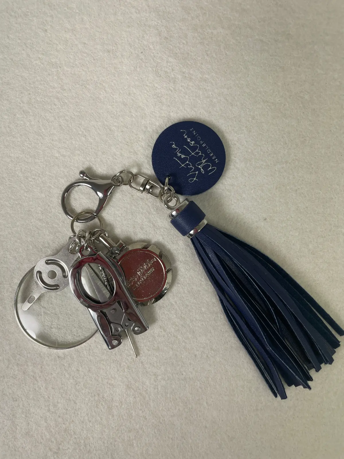 * Victoria Whitson Needlepoint Vw Tassel Kit- Traditional Navy 1