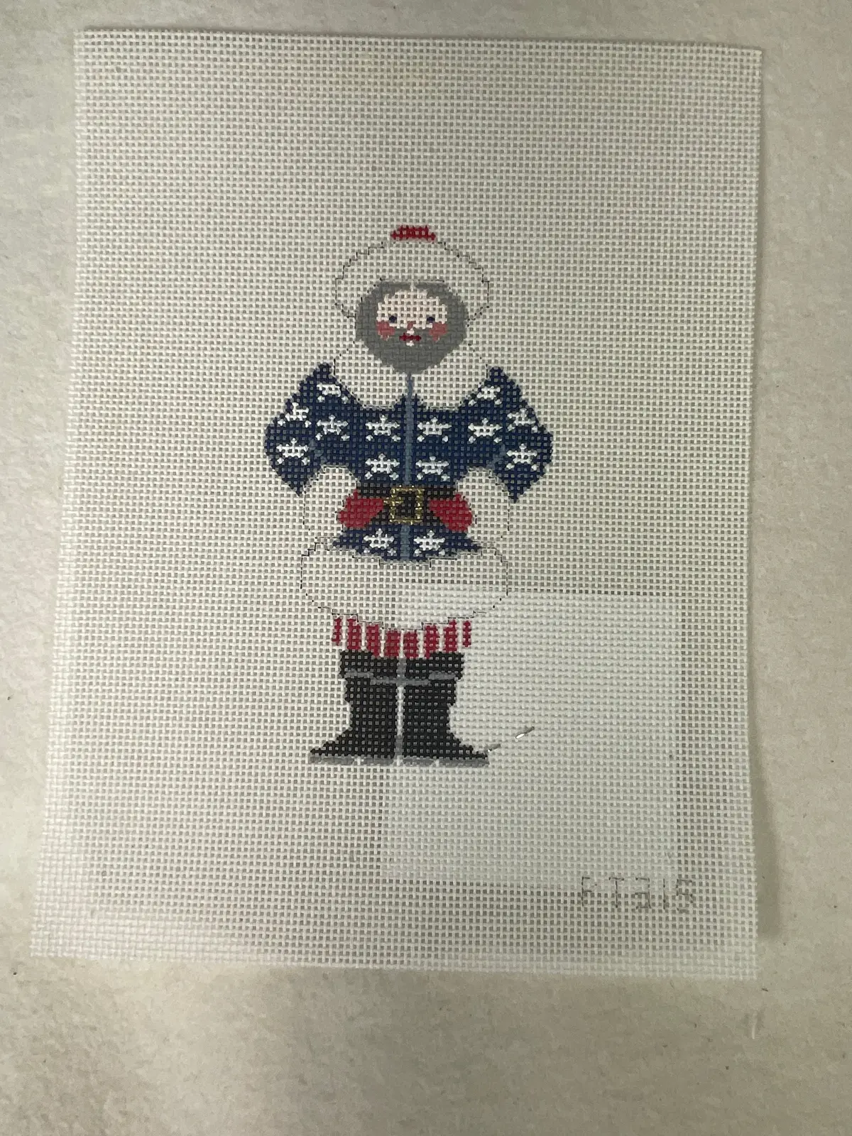 * Painted Pony Designs Pt315 Petei Patriotic Santa 1