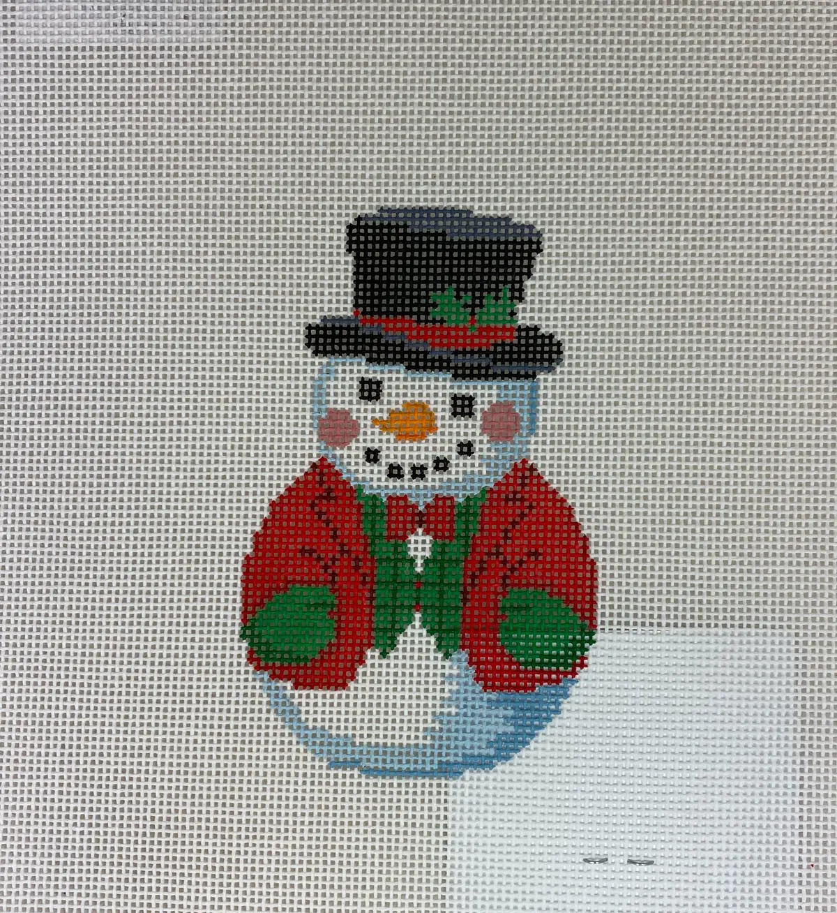 Susan Roberts Needlepoint 5129 Roly Poly Snowman 1