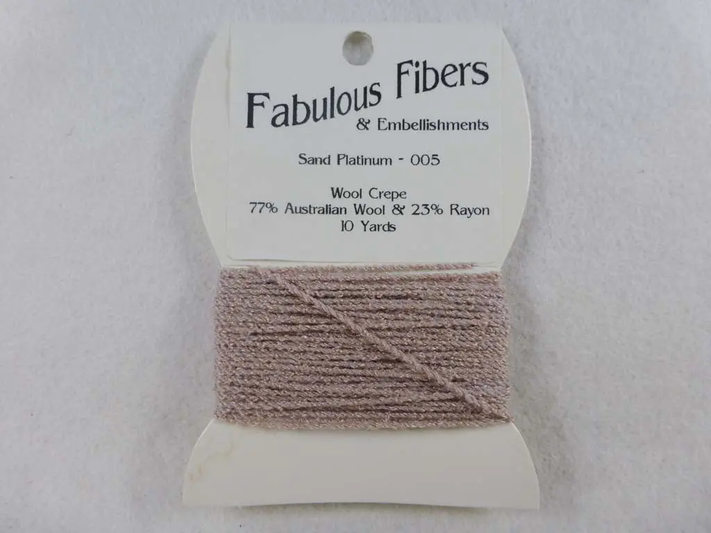 Wool Crepe 005 Sand Platinum 1