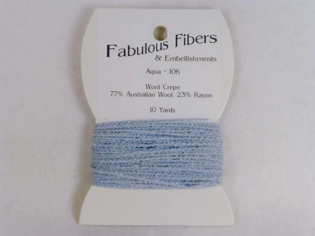 Wool Crepe 106 Aqua 1