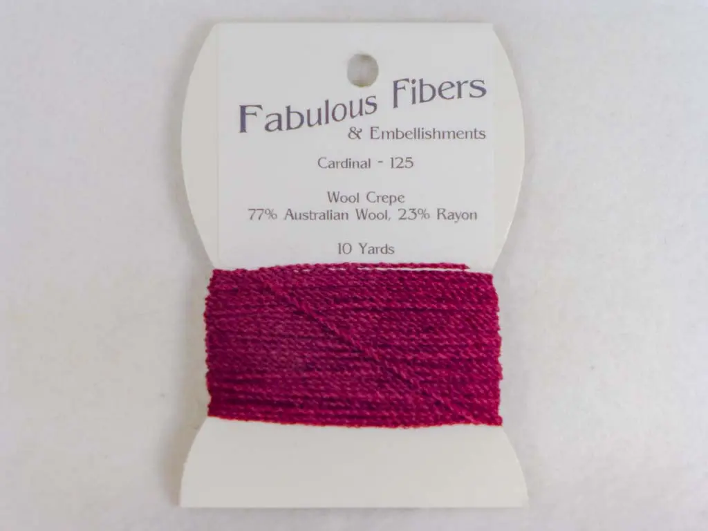 Wool Crepe 125 Cardinal 1