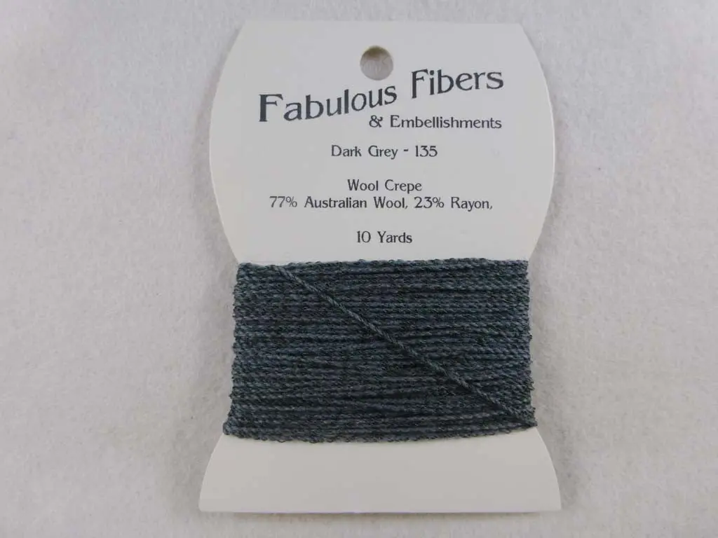 Wool Crepe 135 Dark Grey 1