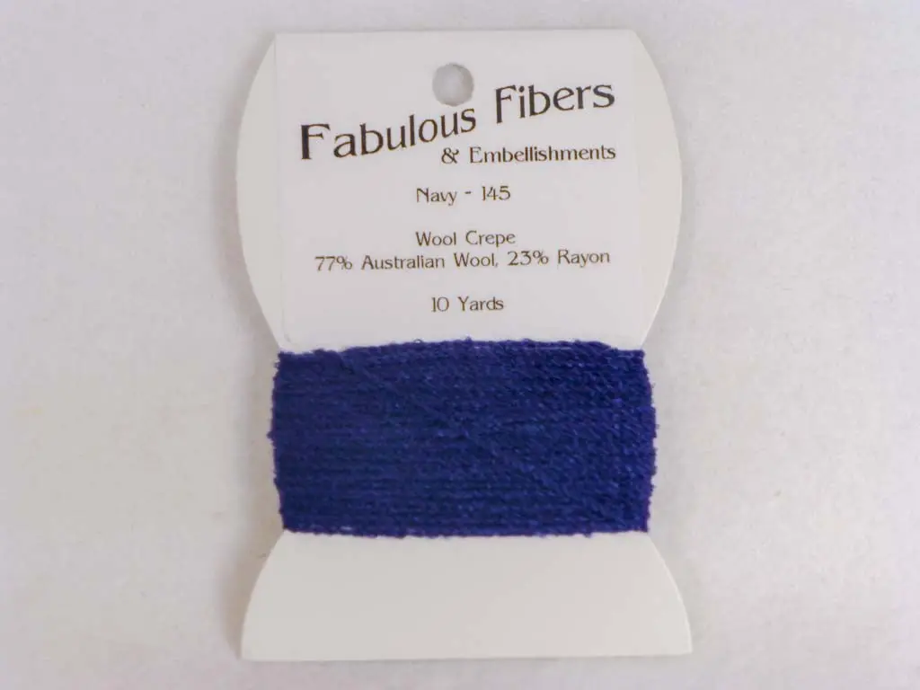 Wool Crepe 145 Navy 1