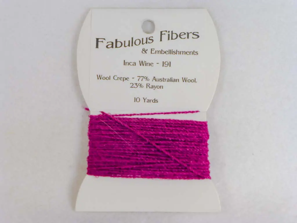 Wool Crepe 191 Inca Wine 1