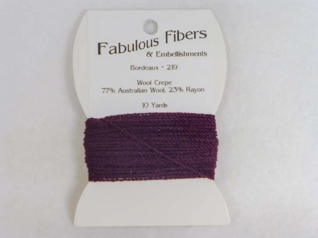Wool Crepe 219 Bordeaux 1