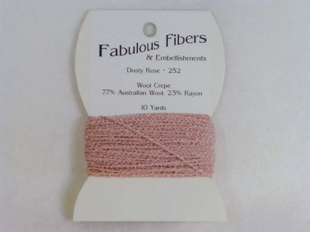 Wool Crepe Tweed 254 Dusty Rose 1