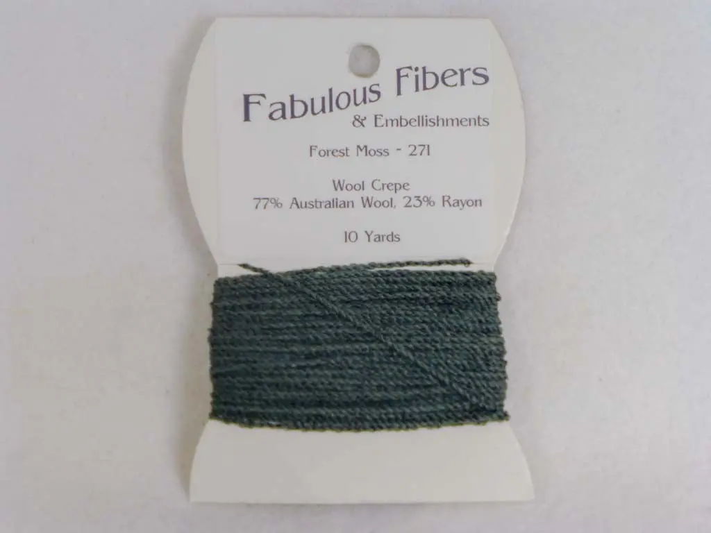 Wool Crepe 271 Forest Moss 1