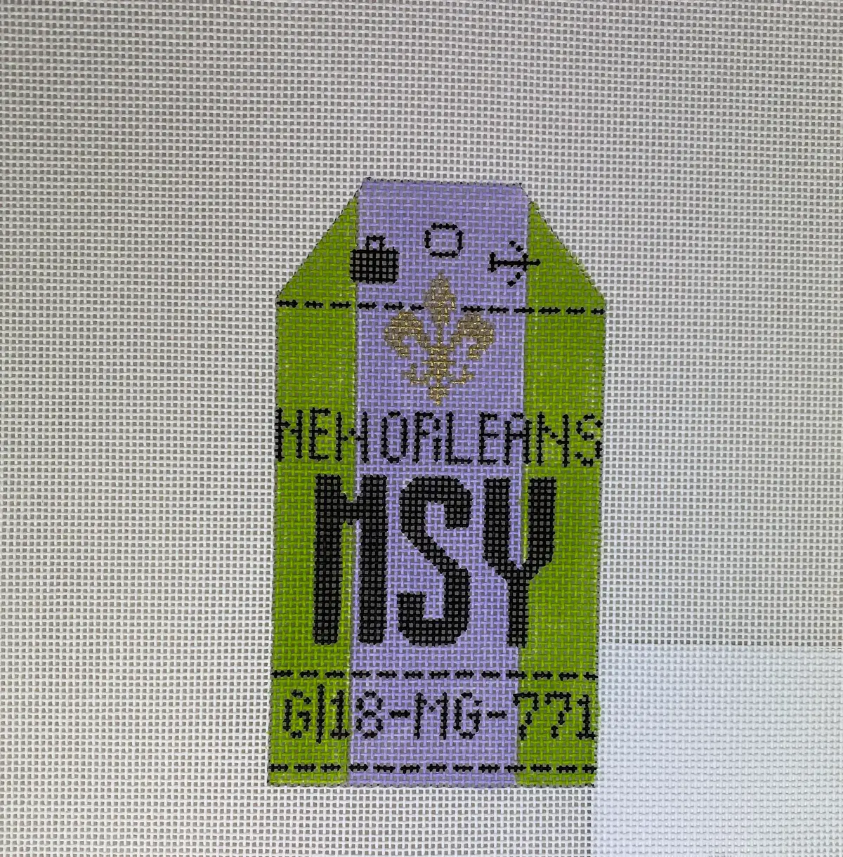 Hedgehog Needlepoint Hh1msy New Orleans 1