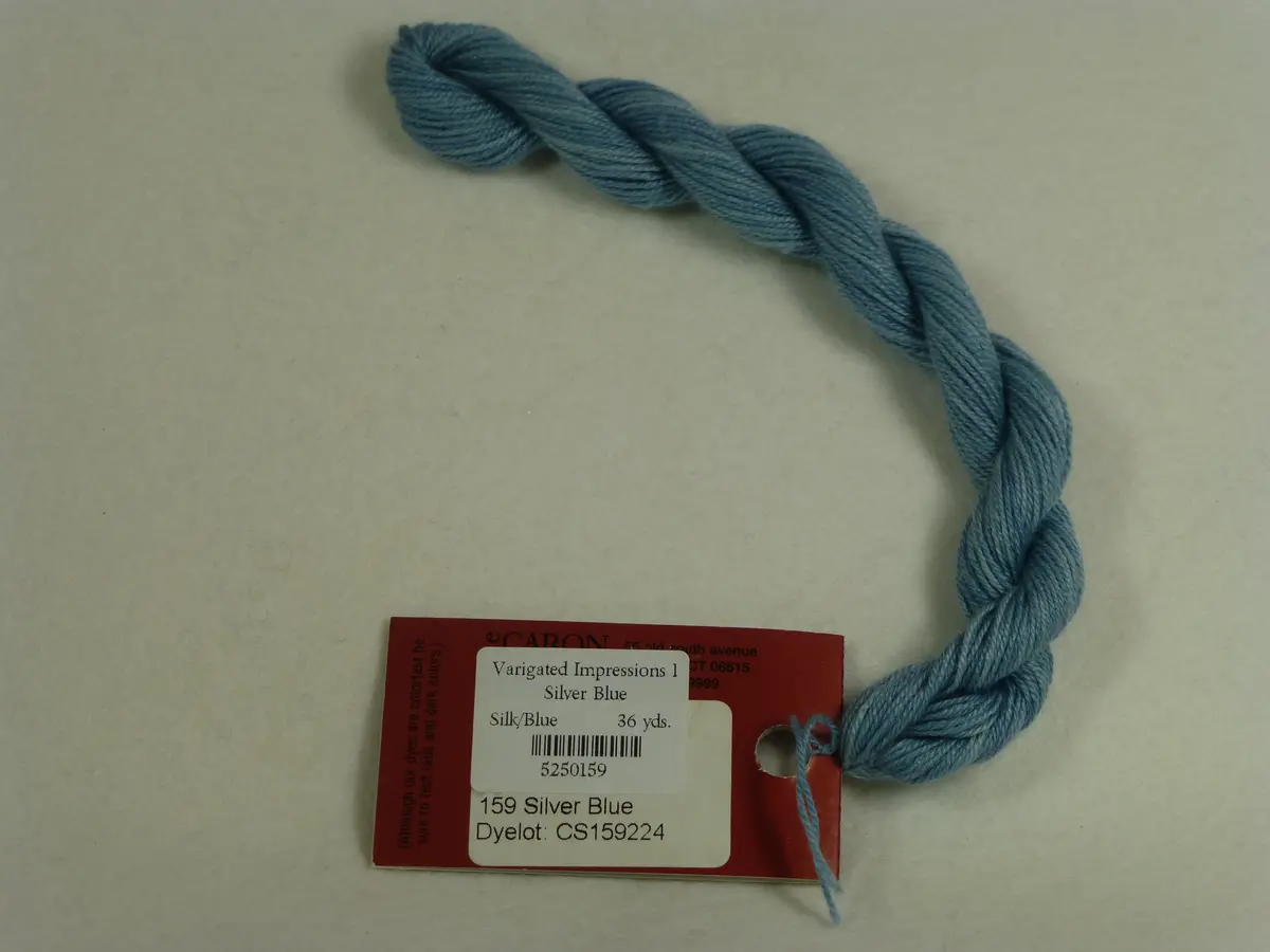 Varigated Impressions 159 Silver Blue 1