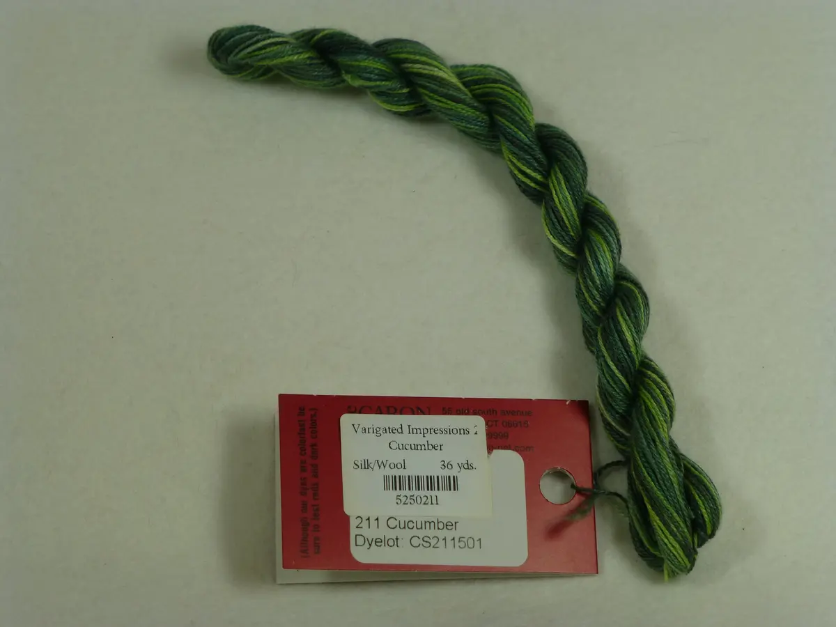 Varigated Impressions 211 Cucumber 1