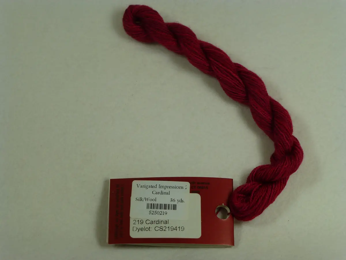 Varigated Impressions 219 Cardinal 1