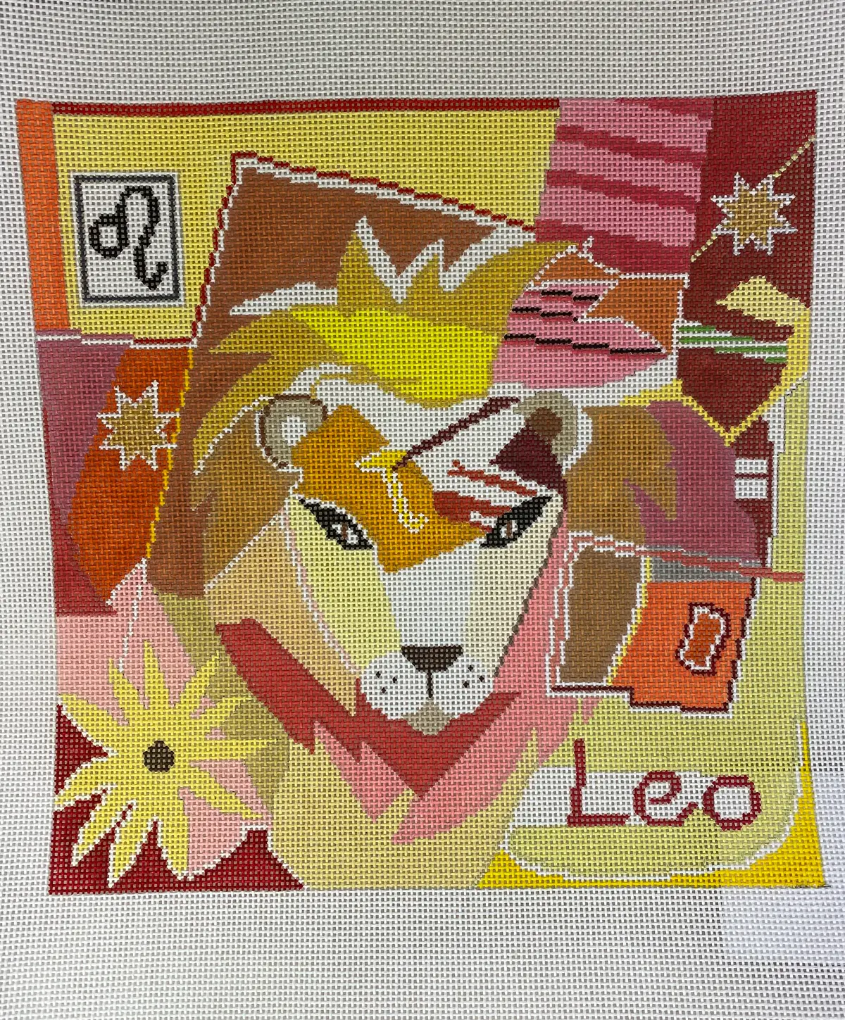 * Doolittle Stitchery  Z102 Leo Zodiac 1