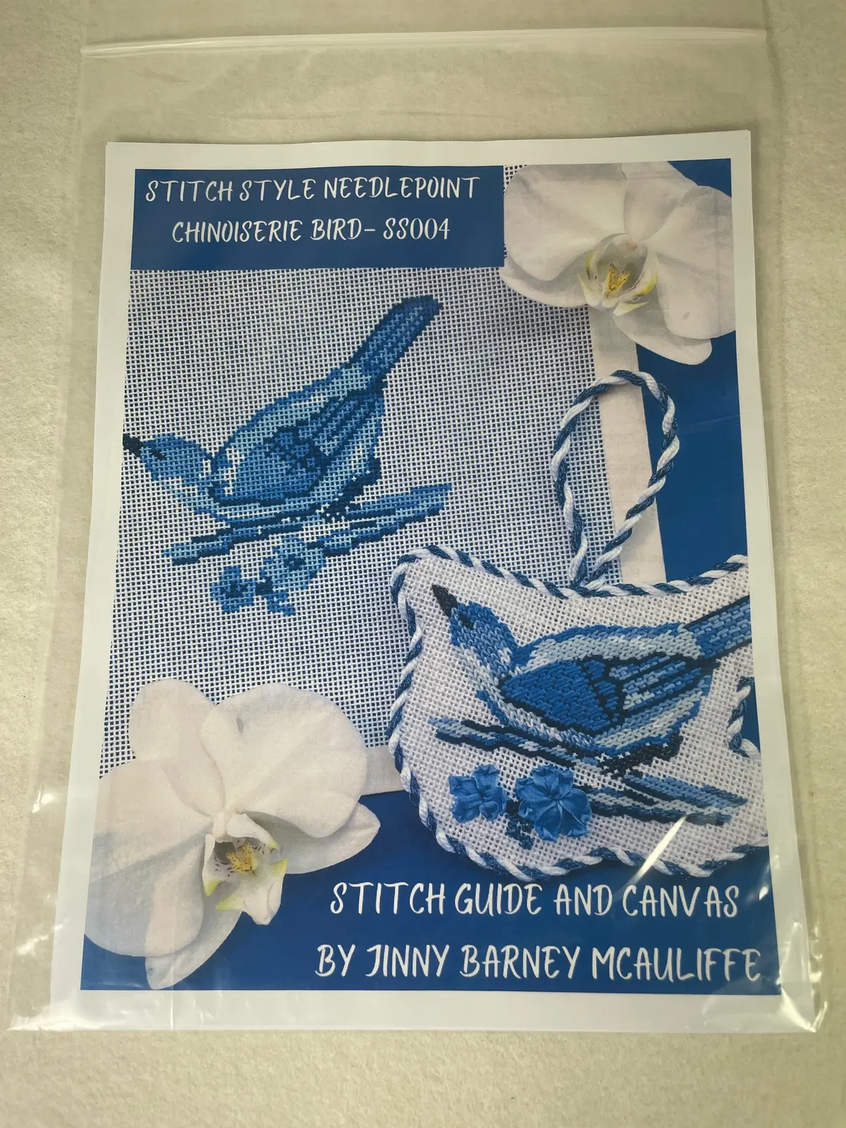 * Stitch Style Ss004 Chinoiserie Bird- Stitch Guide By Jinny Mcauliffe 1