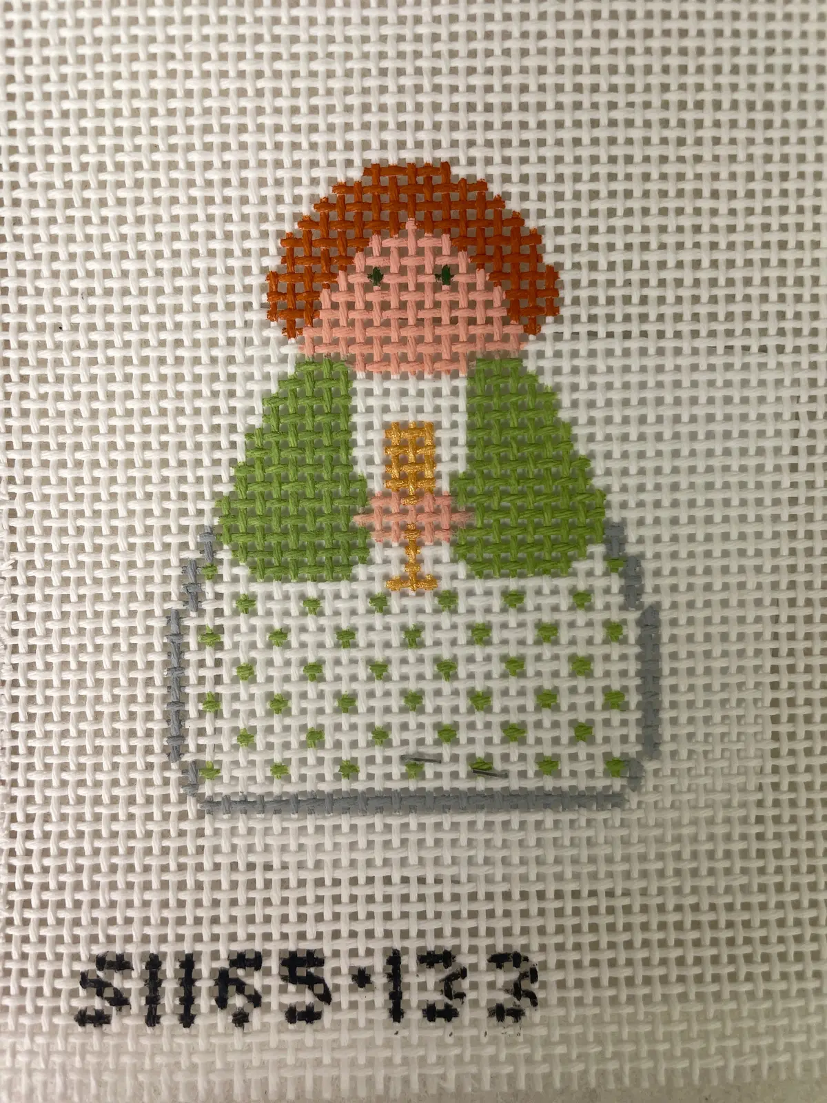 Stitch It's Si165-133 Glass Of Champagne Angel 1