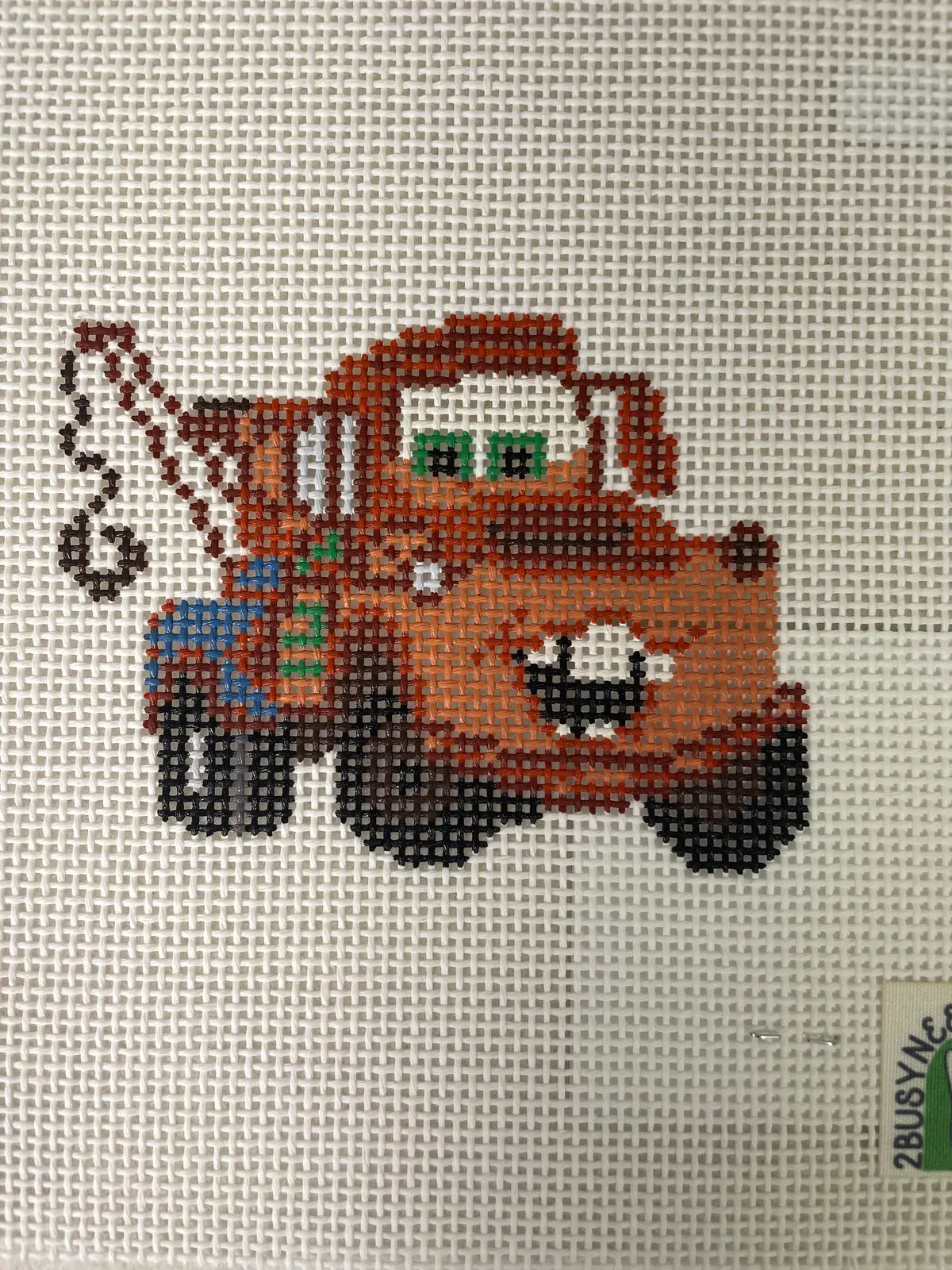 * 2Busyneedlepointing  Trusty Tow-Er 1