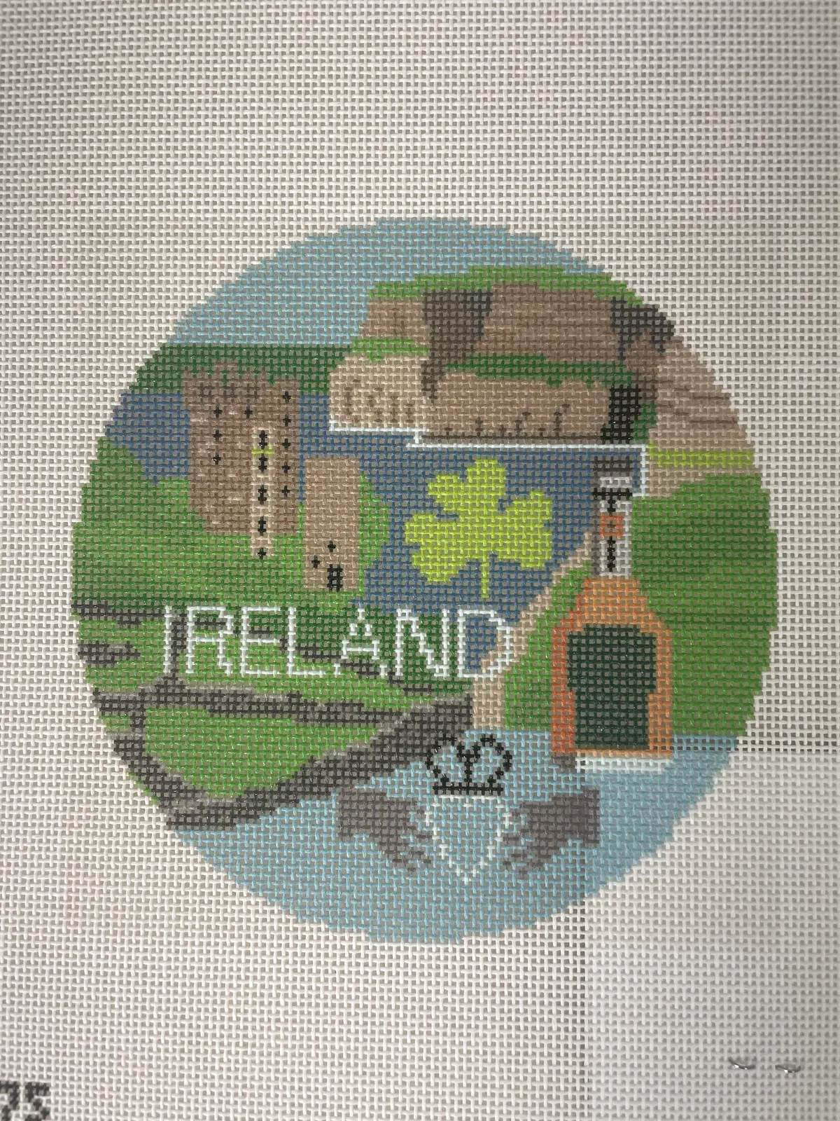 Needlepaint 179975 Ireland Round 1