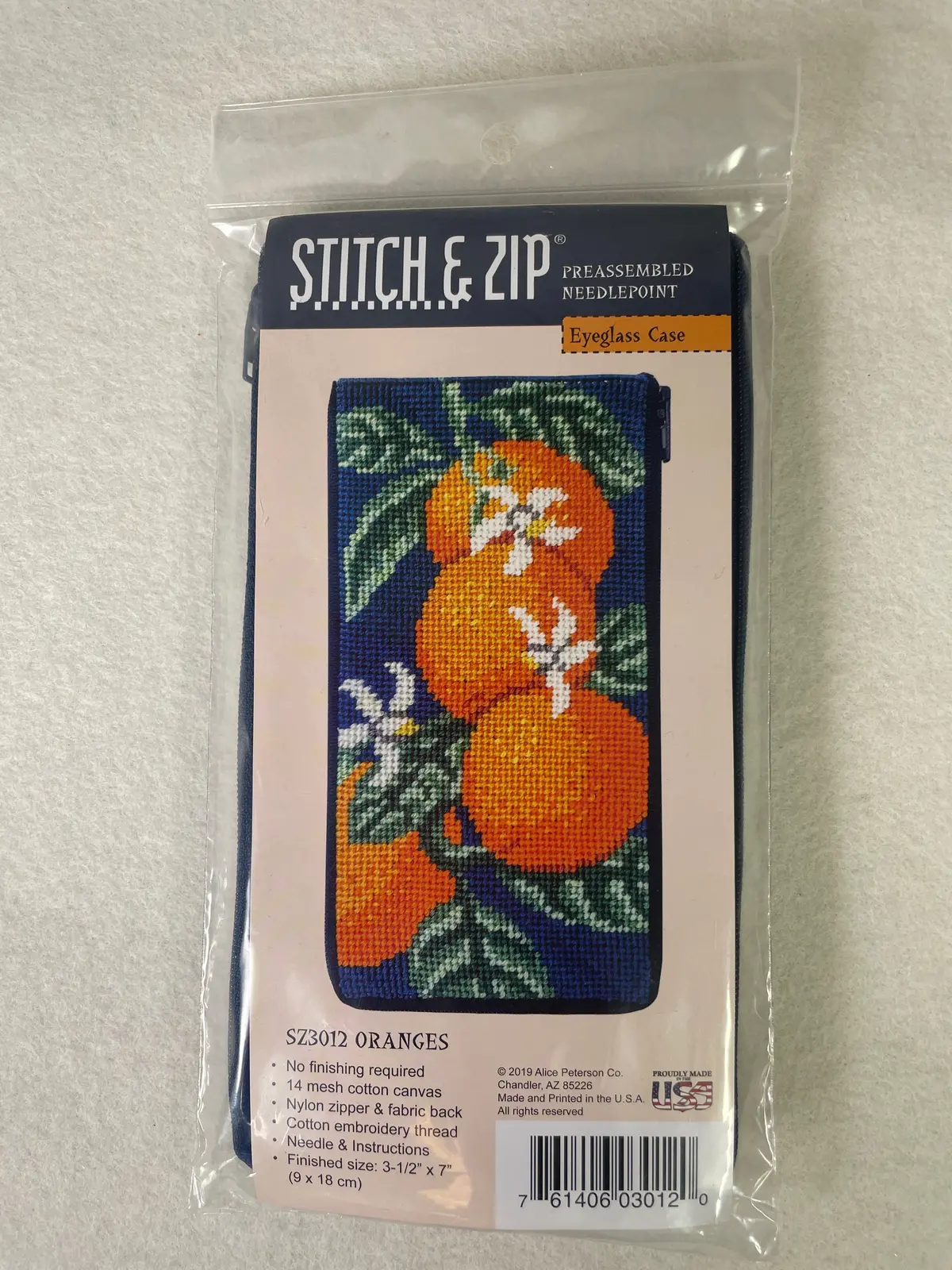 Alice Peterson Sz3012 Oranges Eyeglass Case 1