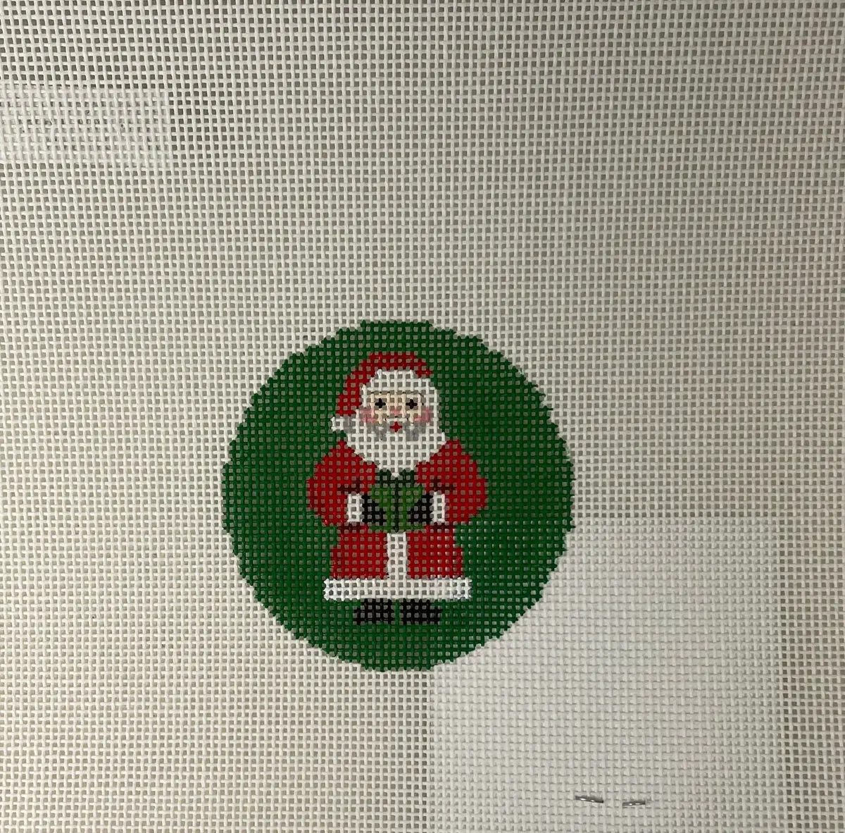 * Susan Roberts Needlepoint 5907 Santa With Present 1