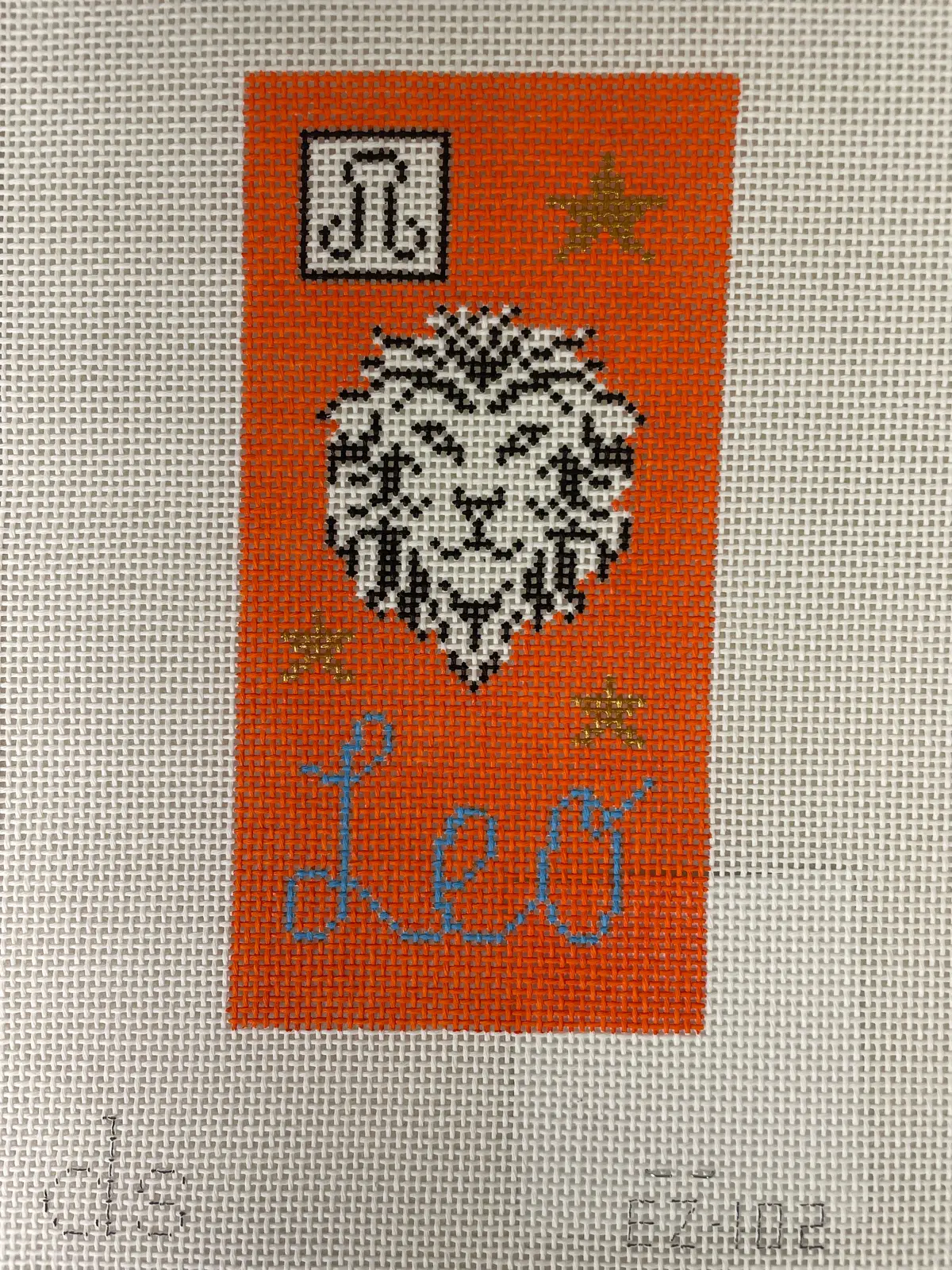 * Doolittle Stitchery Ez102 Leo Zodiac Eyeglass Case 1