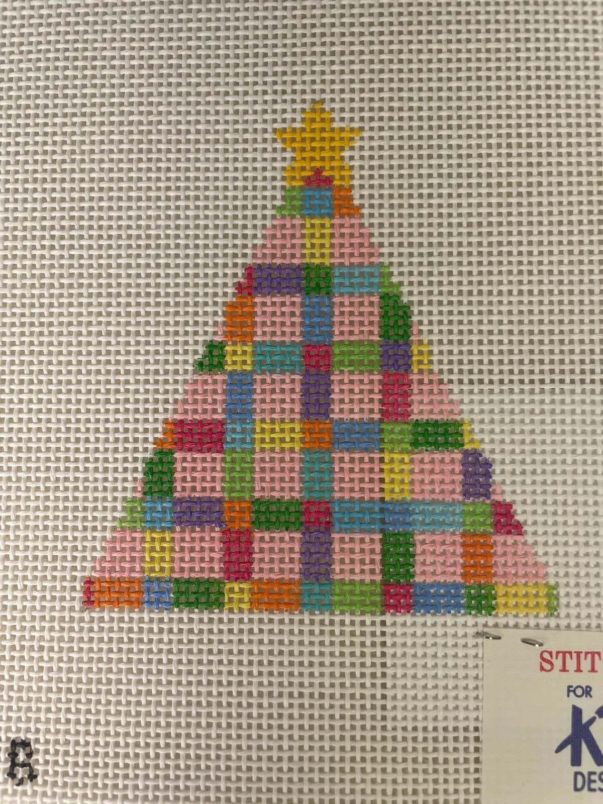 Stitch It's Si388 Multicolored Plaid Tree 1