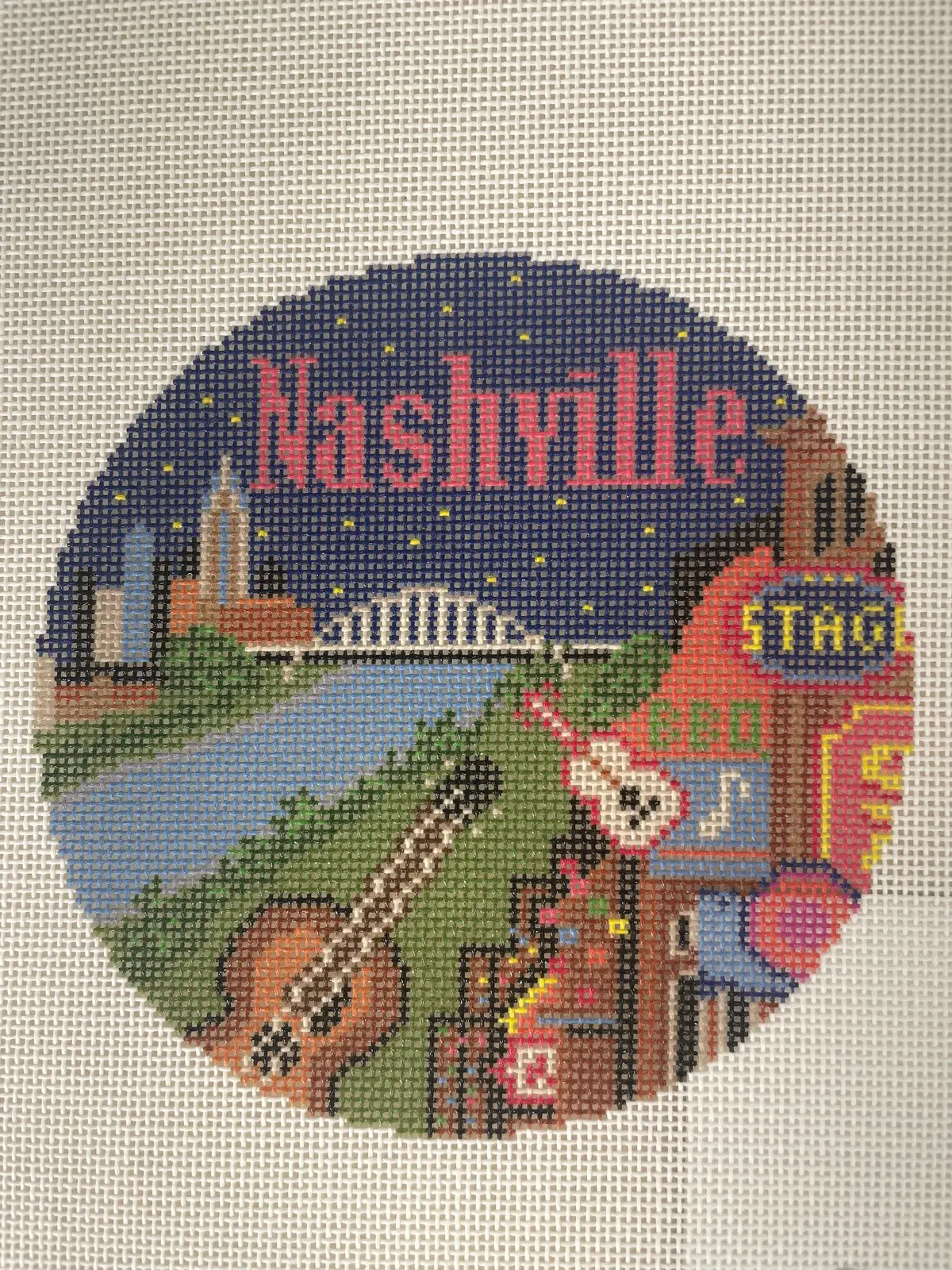 Needlepaint 101832 Nashville Round 1