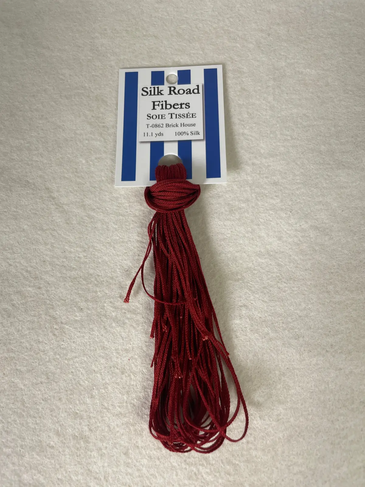 Silk Road Fibers T-0862 Brick House Soie Tissee 1
