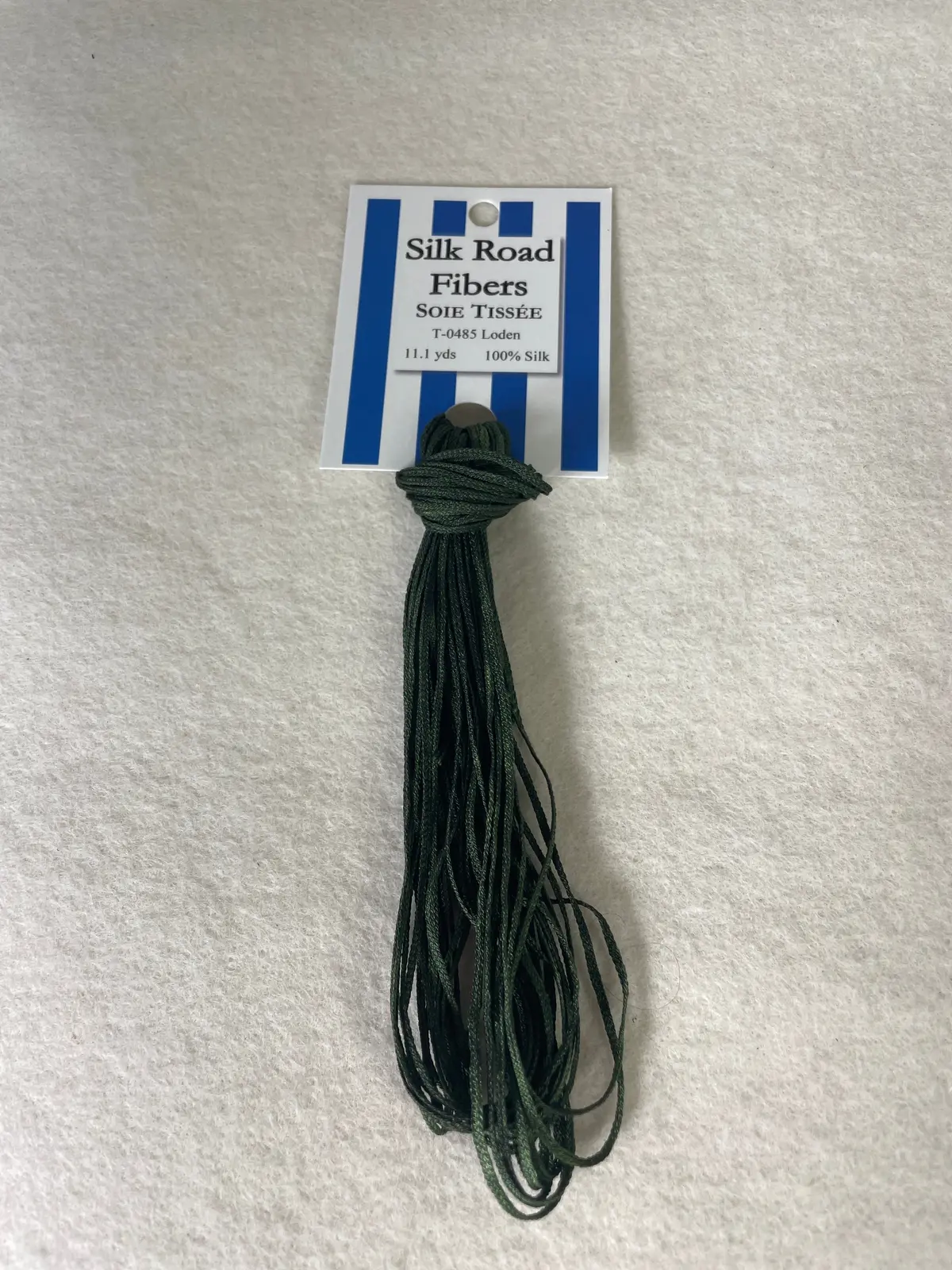 Silk Road Fibers T-0485 Loden Soie Tissee 1