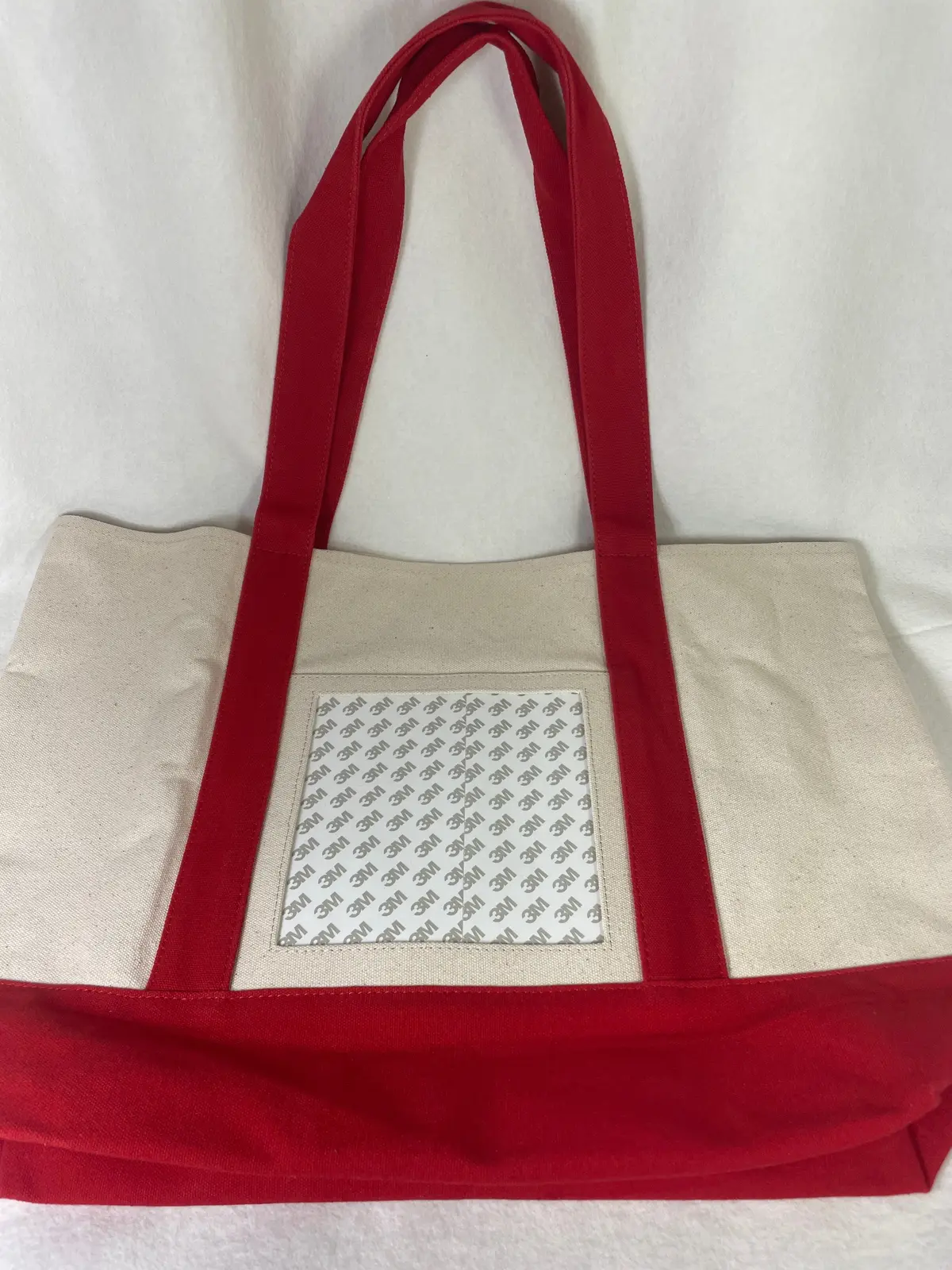 *Planet Earth Canvas Tote- 6X6 Opening / Red 1