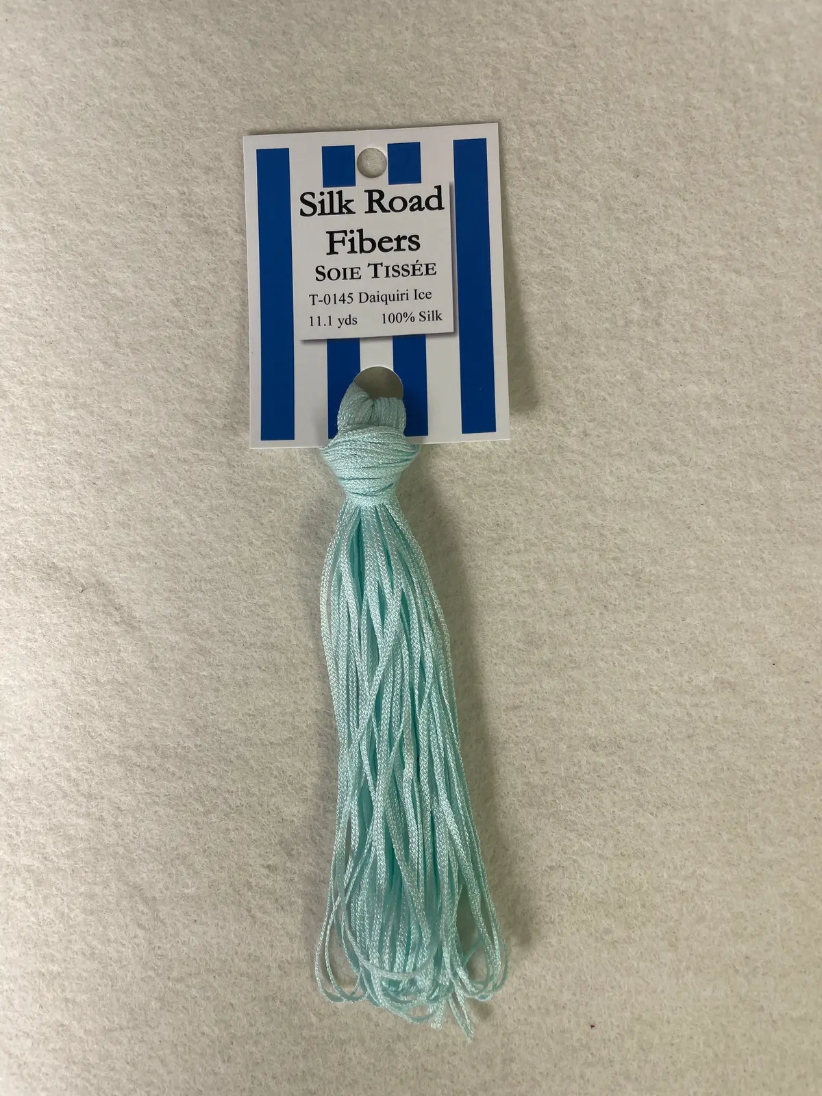 Silk Road Fibers T-0145 Daiquiri Ice Soie Tissee 1