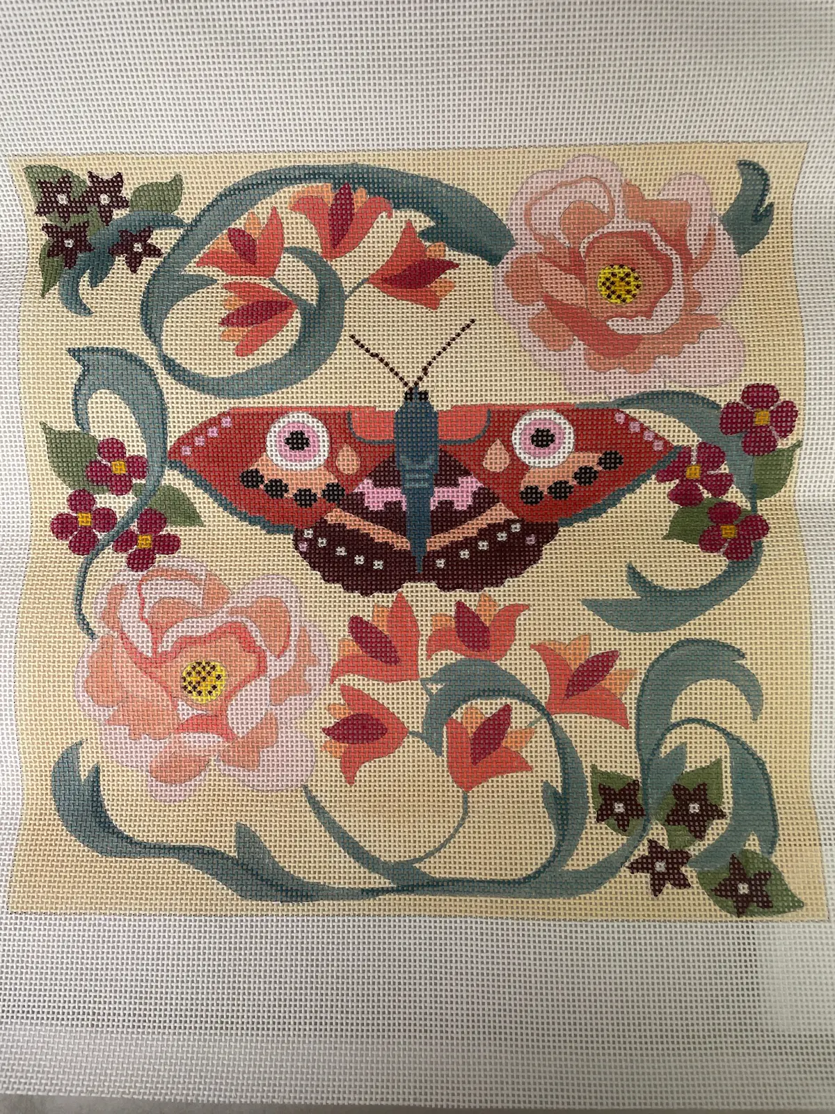 Melissa Prince Designs F453 Moth In Florals 1