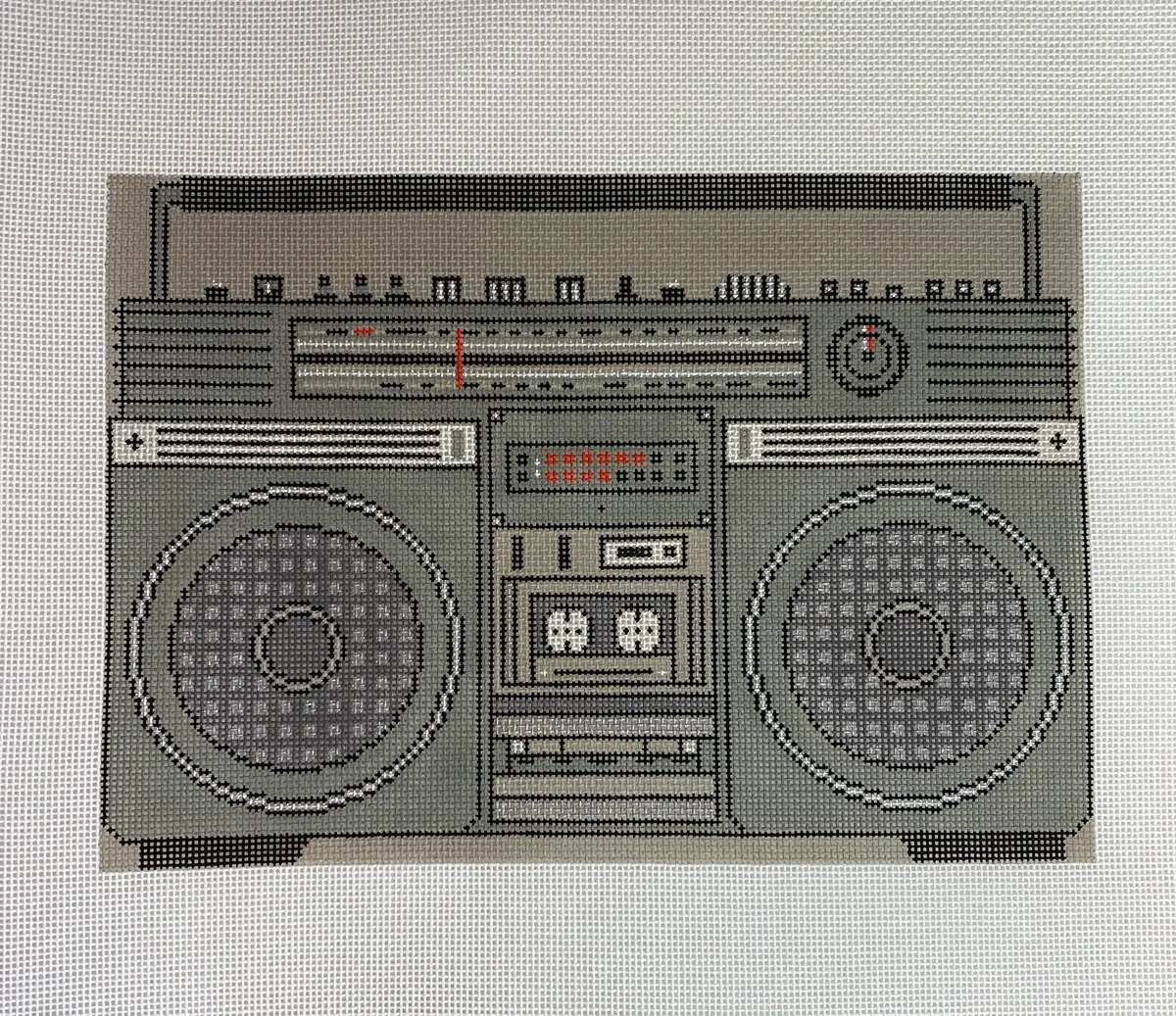 * Mercury Designs Bo68ab Ndlpt Rocks Boombox - Two Canvases (Front And Back) 1