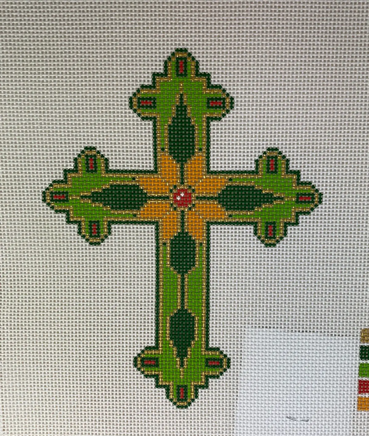 * Lee's Needle Arts Ao1278 Green Cross 1