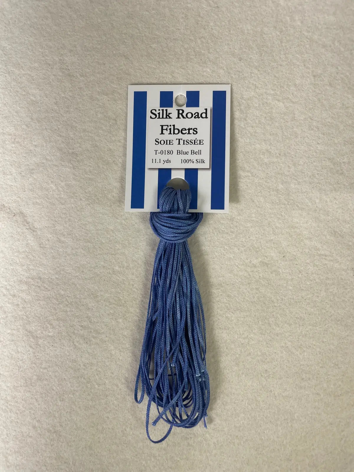 Silk Road Fibers T-0180 Blue Bell Soie Tissee 1