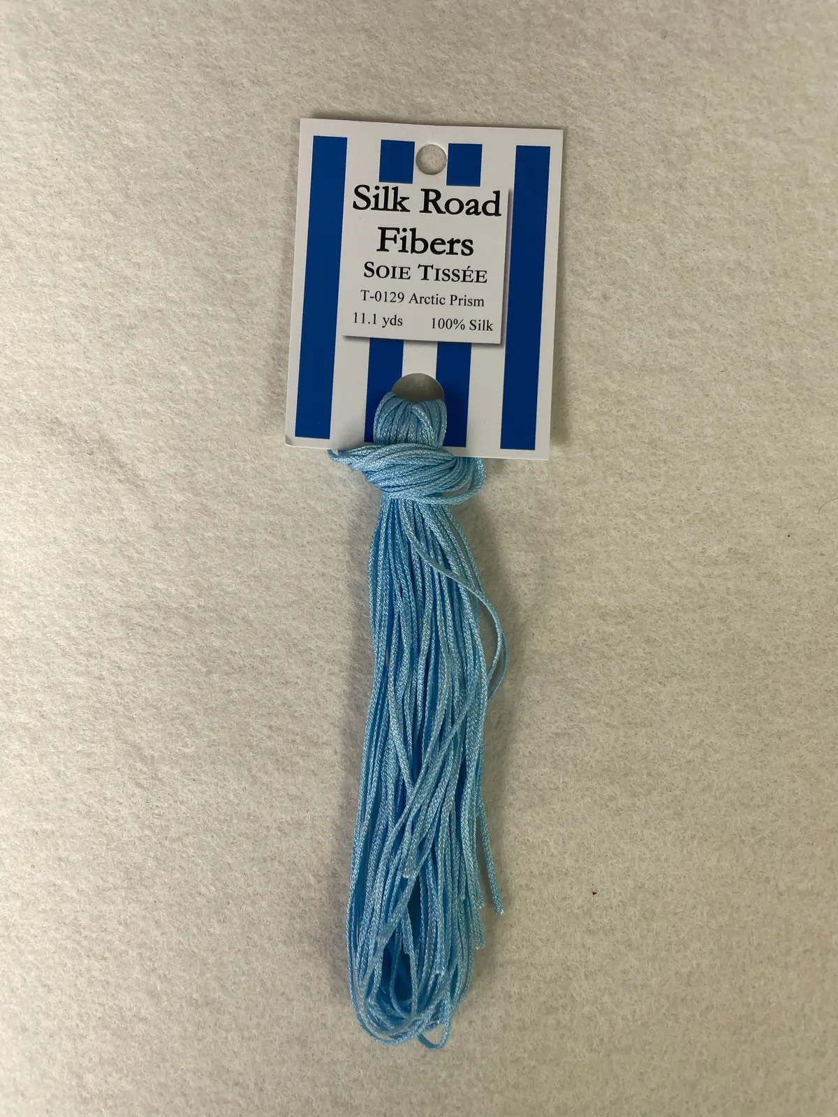 Silk Road Fibers T-0129 Arctic Prism Soie Tissee 1