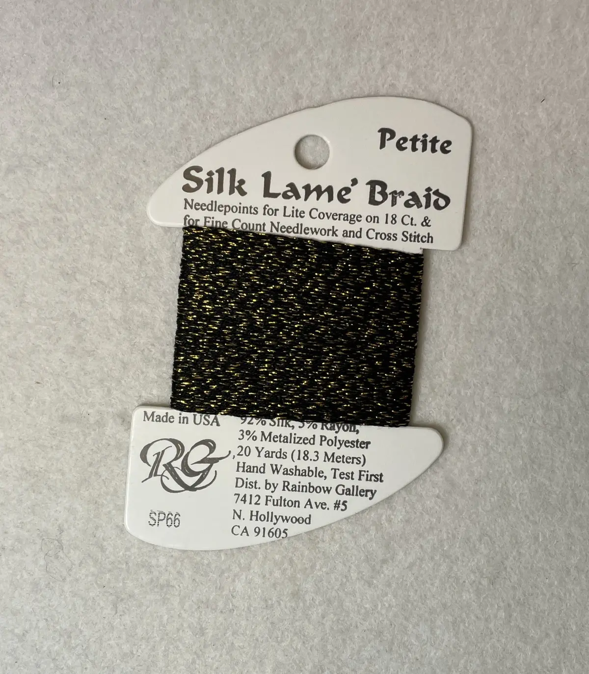 Petite Silk Lame Braid Sp66 Antique Gold 1